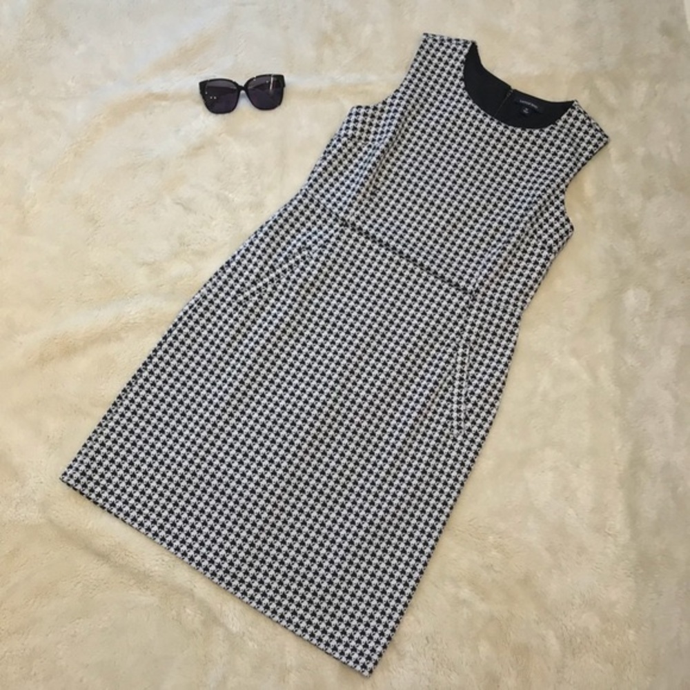 Lands’ End Business Ponte Knit Sheath Dress